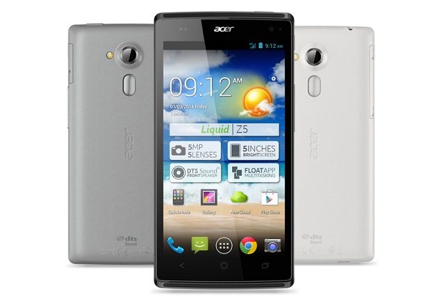Acer introduces the Acer Liquid Z5, a new 5-inch budget handset
